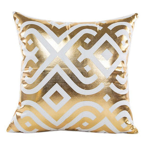 Gold Foil Printing Pillow Case home decorative throw pillow pillowcase for the pillow 45*45 decorative pillows