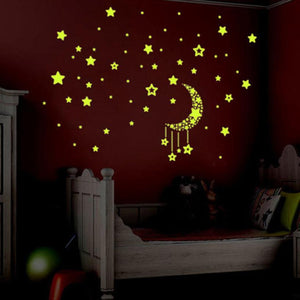 wall stickers glow in the dark kids stars 3d wall stickers for kids rooms home decor living room bedroom decoration boys girls