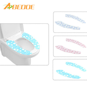 ABEDOE 1 pair Bathroom Warmer Toilet Seat Closestool Washable Soft Seat Cover Pad Cushion Warmer Seat Lid Cover Pad Toilet Seat