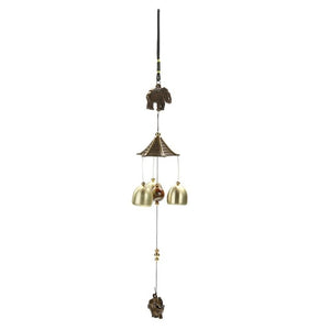 Antique Wind Chime Cooper Tubes Bells Windchimes Outdoor Living Yard Garden Wall Hanging Decoration Ornaments