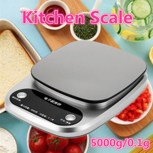 5000g/0.1g Digital Kitchen Food Scale LCD Display Electronic Weight Scales Hot